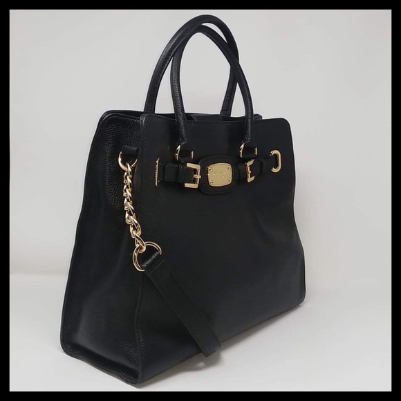Michael Kors Hamilton Large NS Leather Tote Bag - Picture 4 of 14